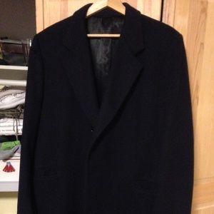 Sevile Row Single Breasted Wool & Cashmere Coat